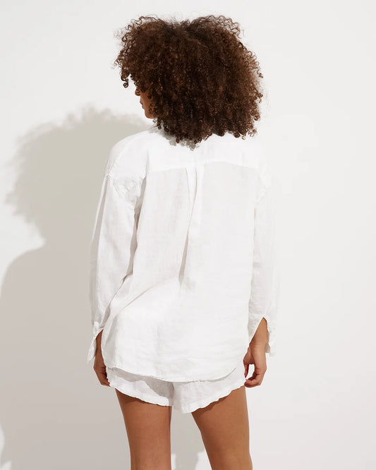 Getaway Button Down Coconut