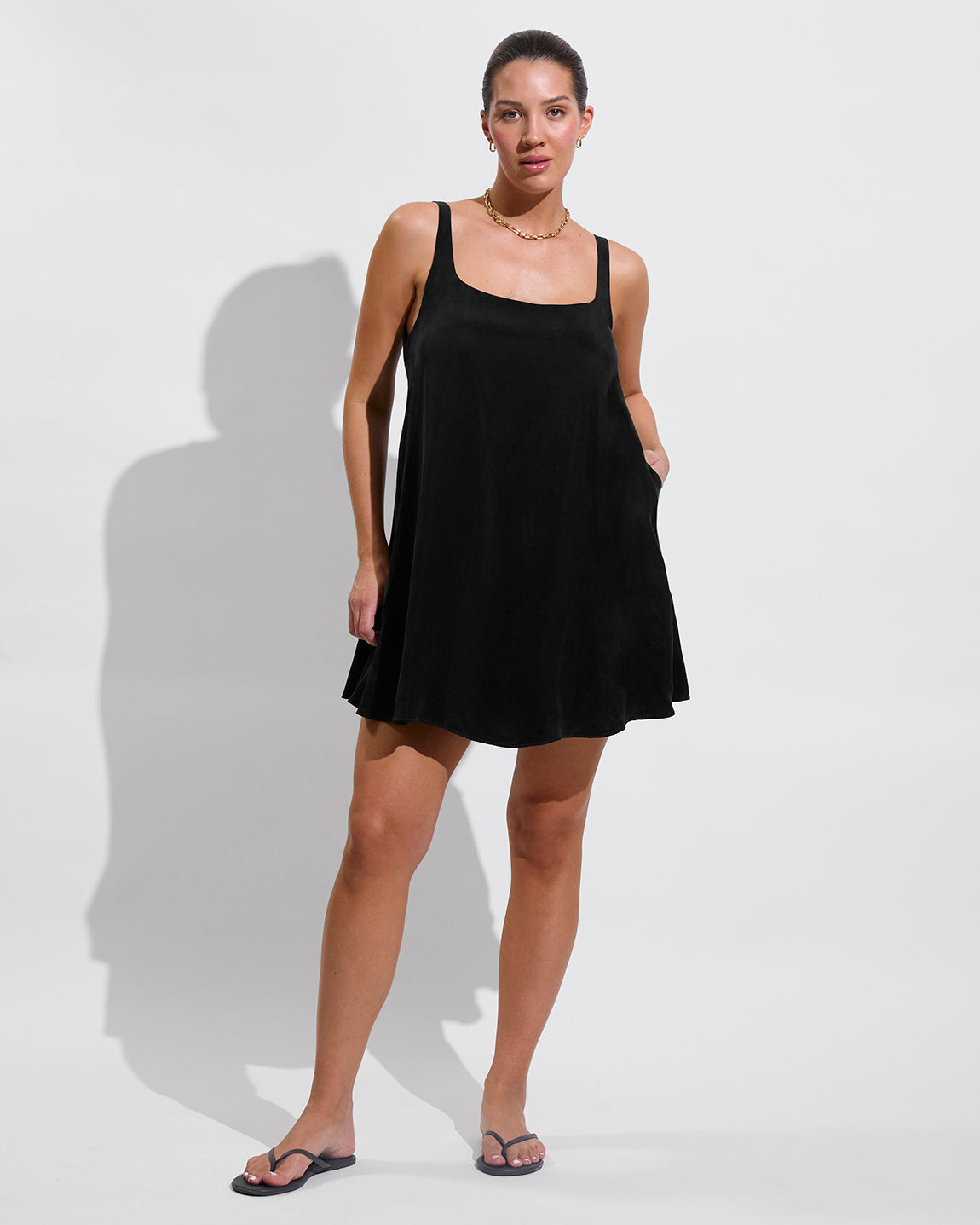 Sunshift Dress Jet - view
