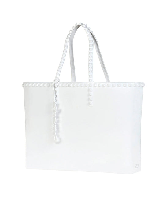 Angelica Large Tote White