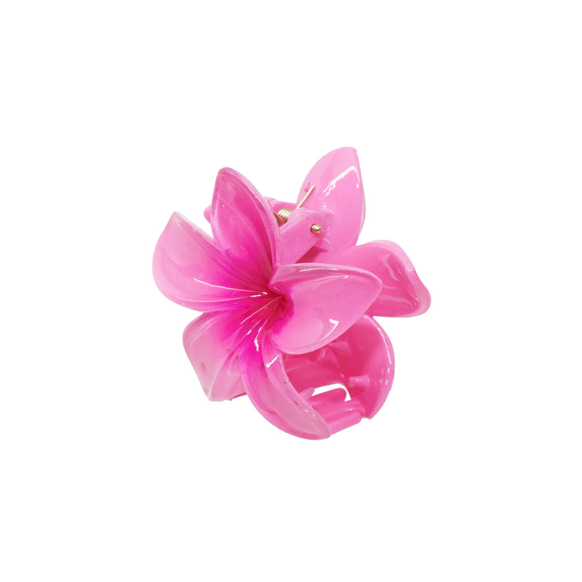 Midi Super Bloom Clip in Dragonfruit, side view showing the claw