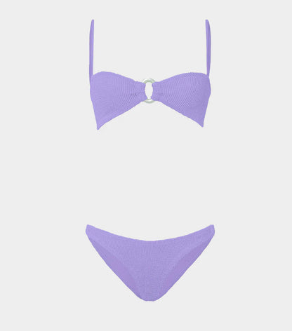 Misty Bikini With Pearly Hoop Lilac