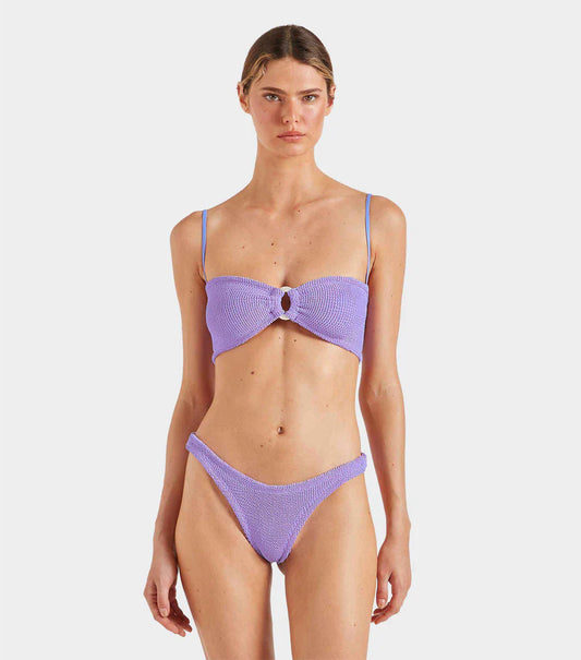 Misty Bikini With Pearly Hoop Lilac