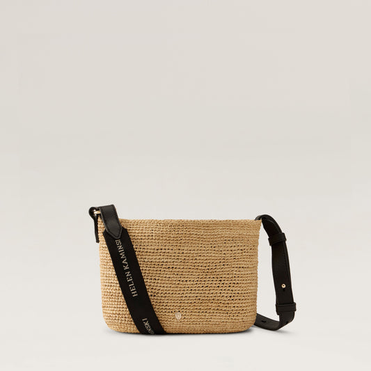 Nalin Raffia Crochet Crossbody Natural