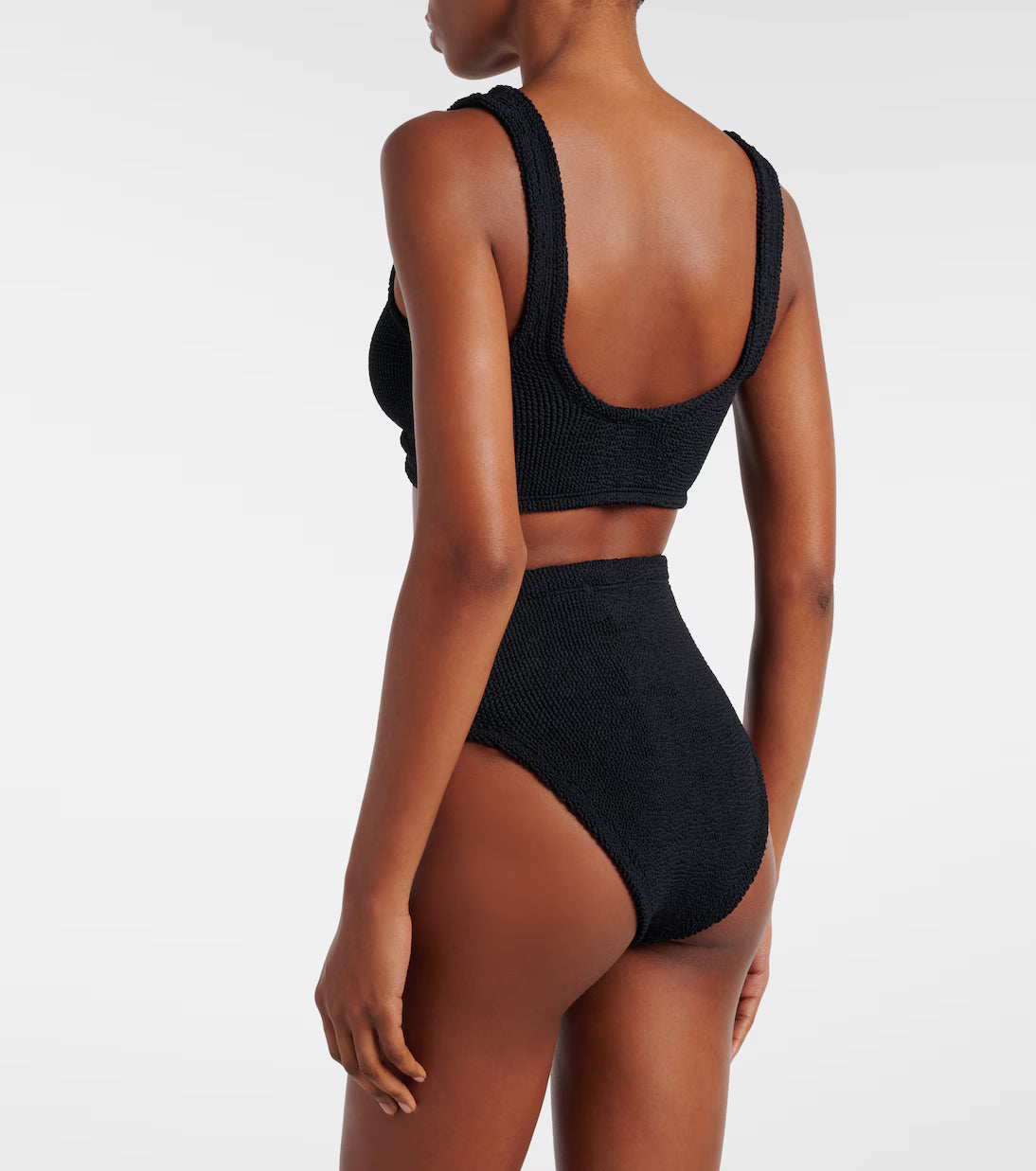 Nadine With Gold Hoop Bikini Black