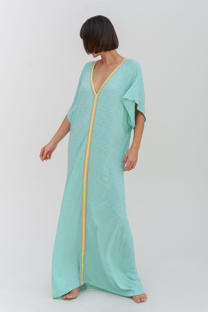 Pitusa Pima Abaya Turquoise