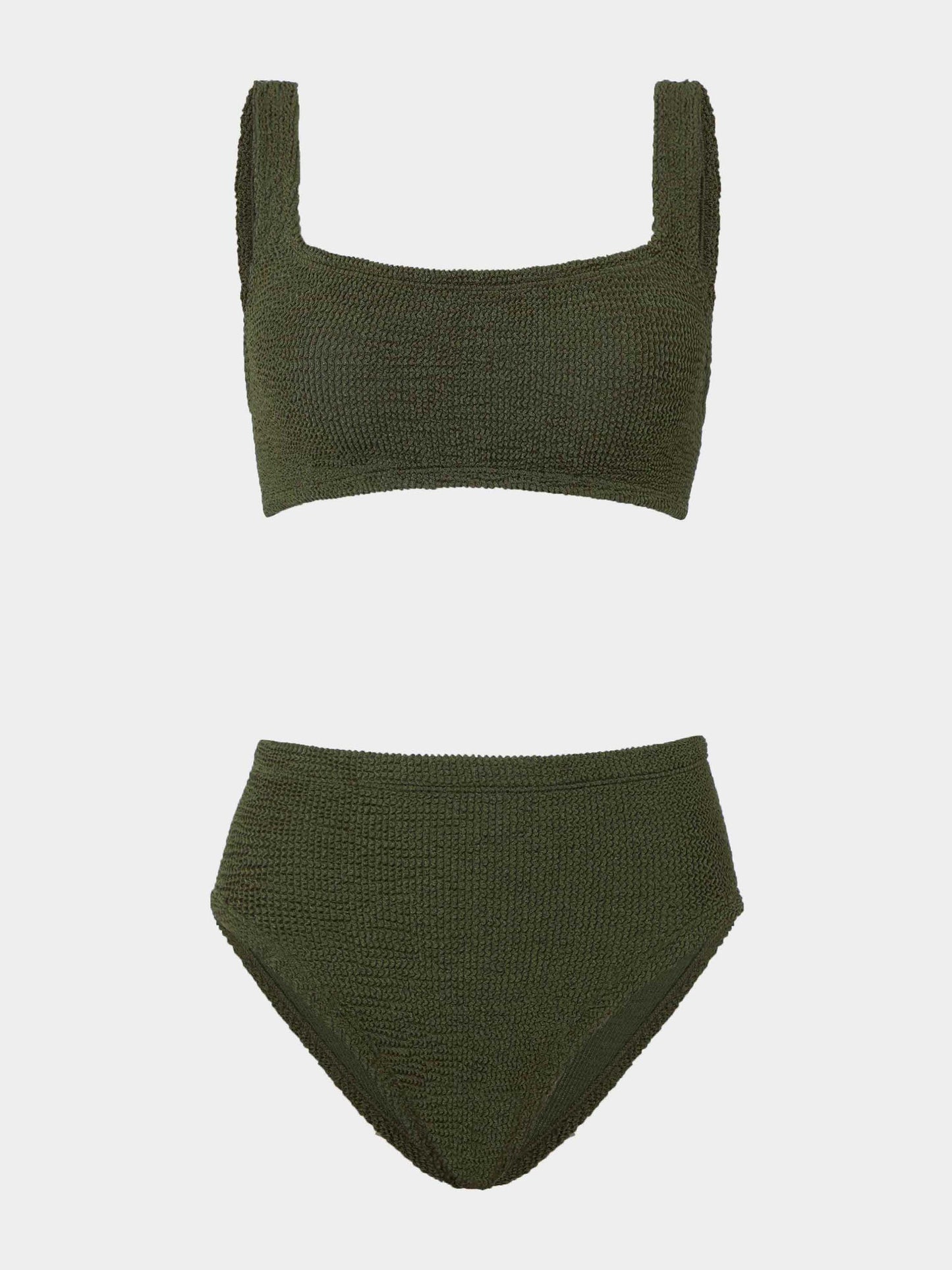 Patricia Bikini Metallic Khaki