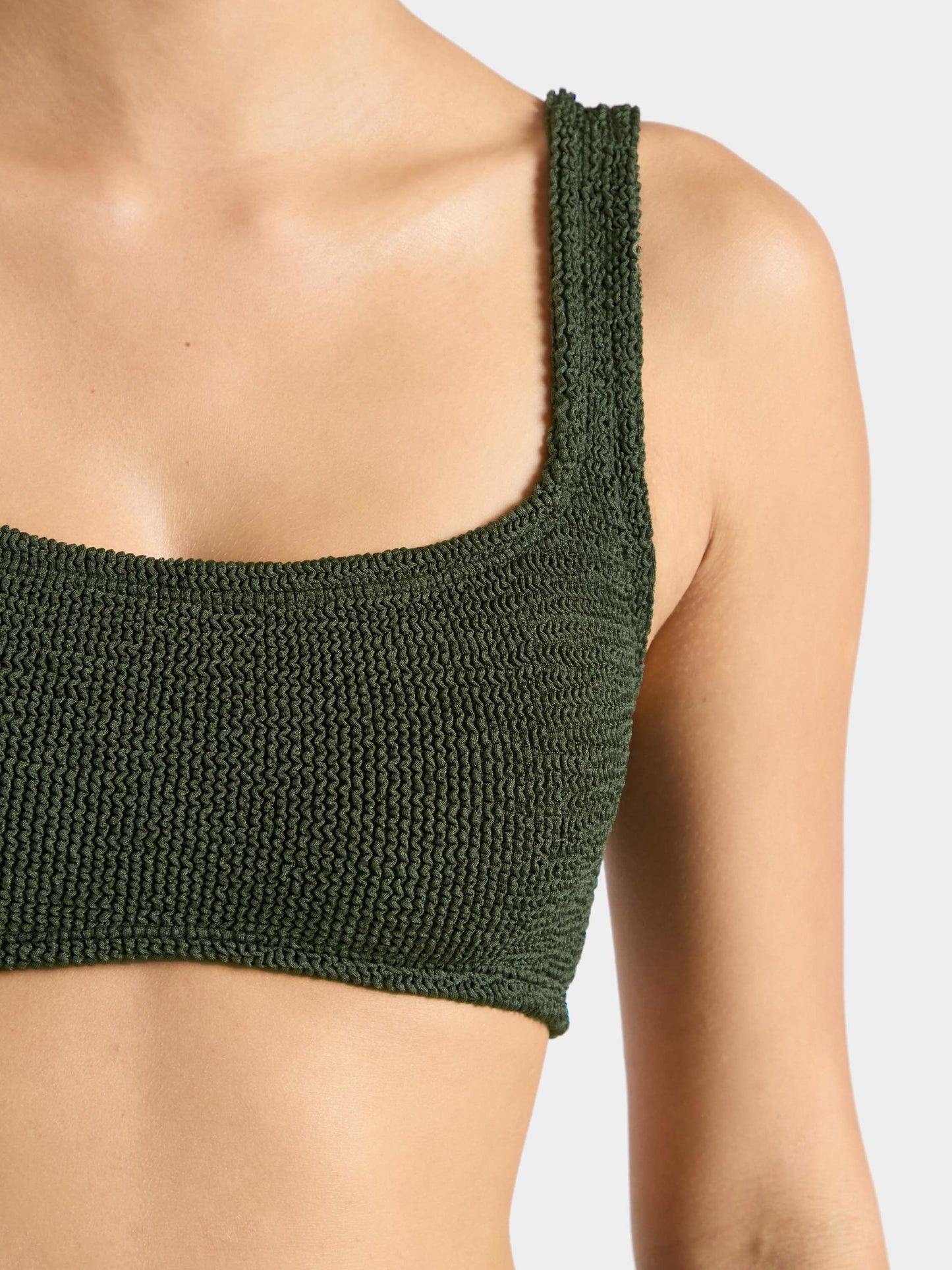 Patricia Bikini Metallic Khaki