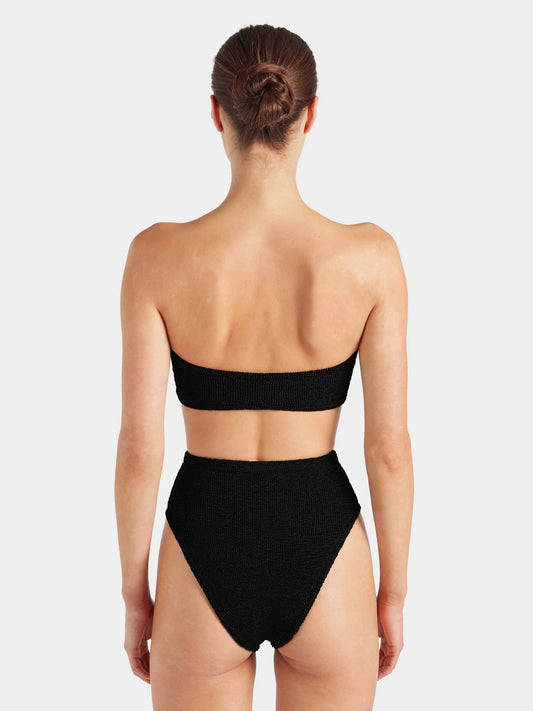 Ruby Bandeau Bikini Black