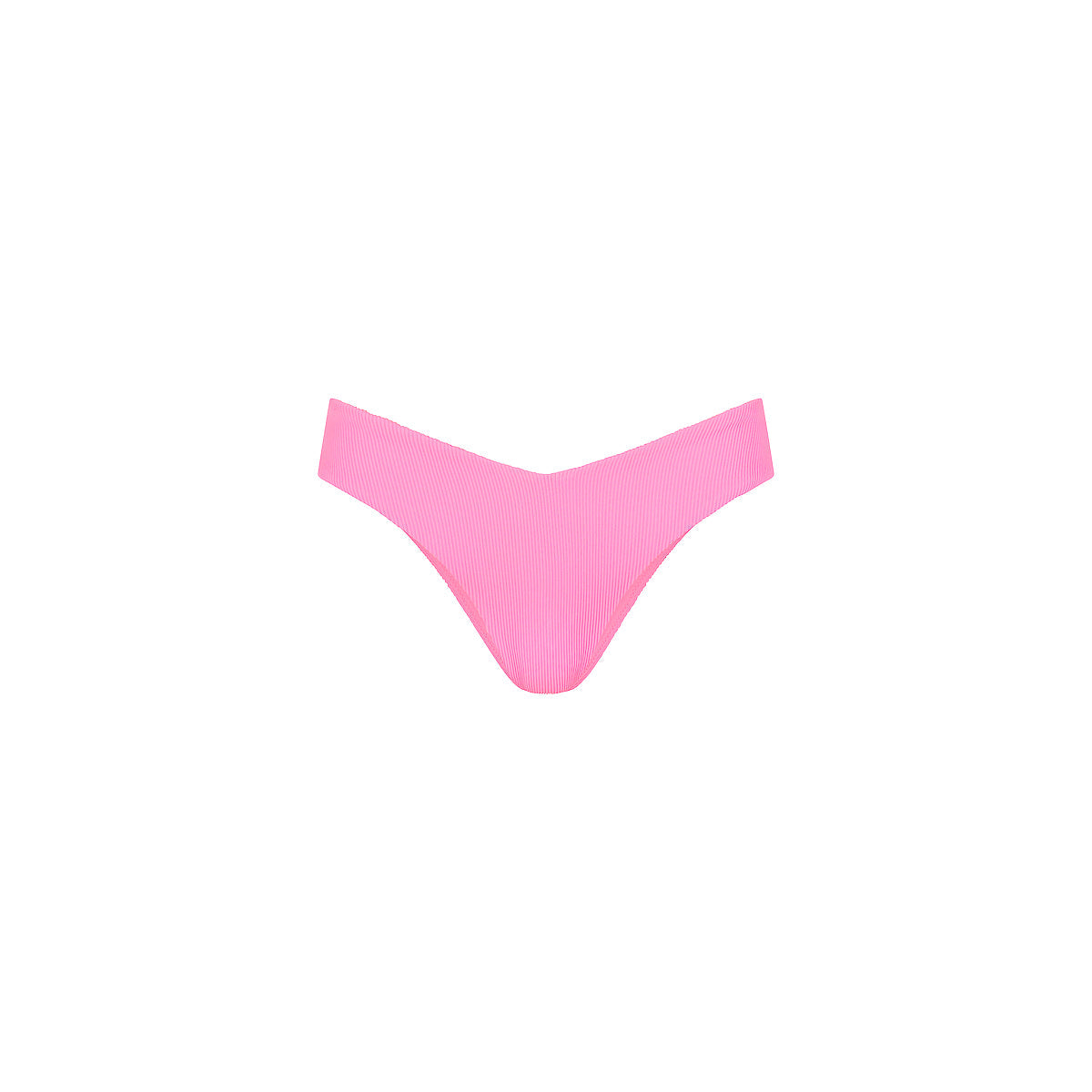 Kulani Kinis Cheeky V Bikini Bottom Fairy Floss — front view | Belle Mar Swim