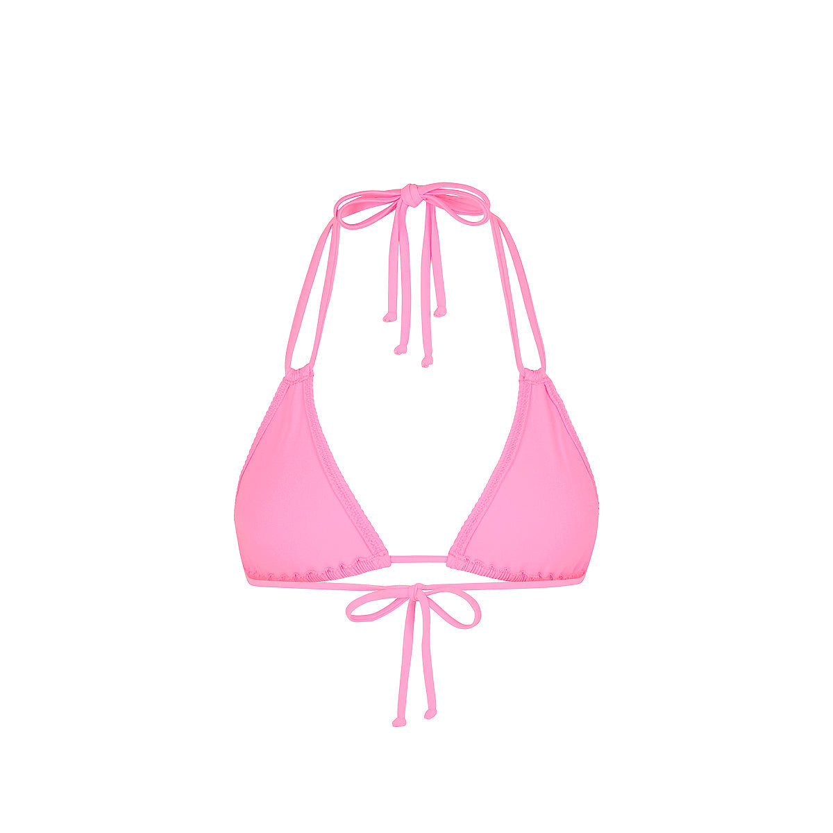 Halter Bralette Bikini Top Fairy Floss — back view | Belle Mar Swim