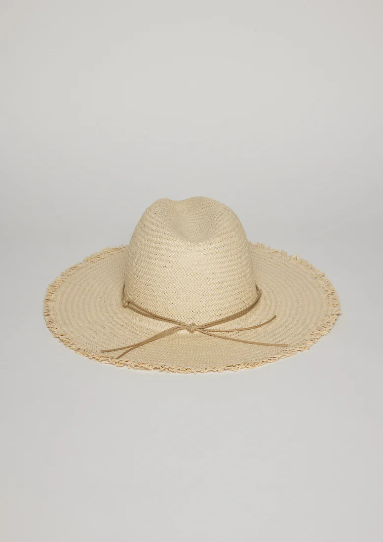 Hat Attack Fringed Traveler Continental in Natural/Natural