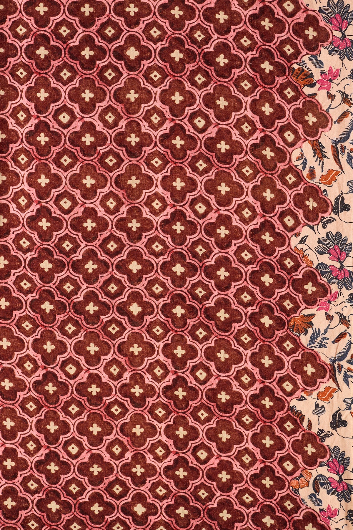 Pareo Mosaic Spice in neutral — alternate view | Belle Mar Swim