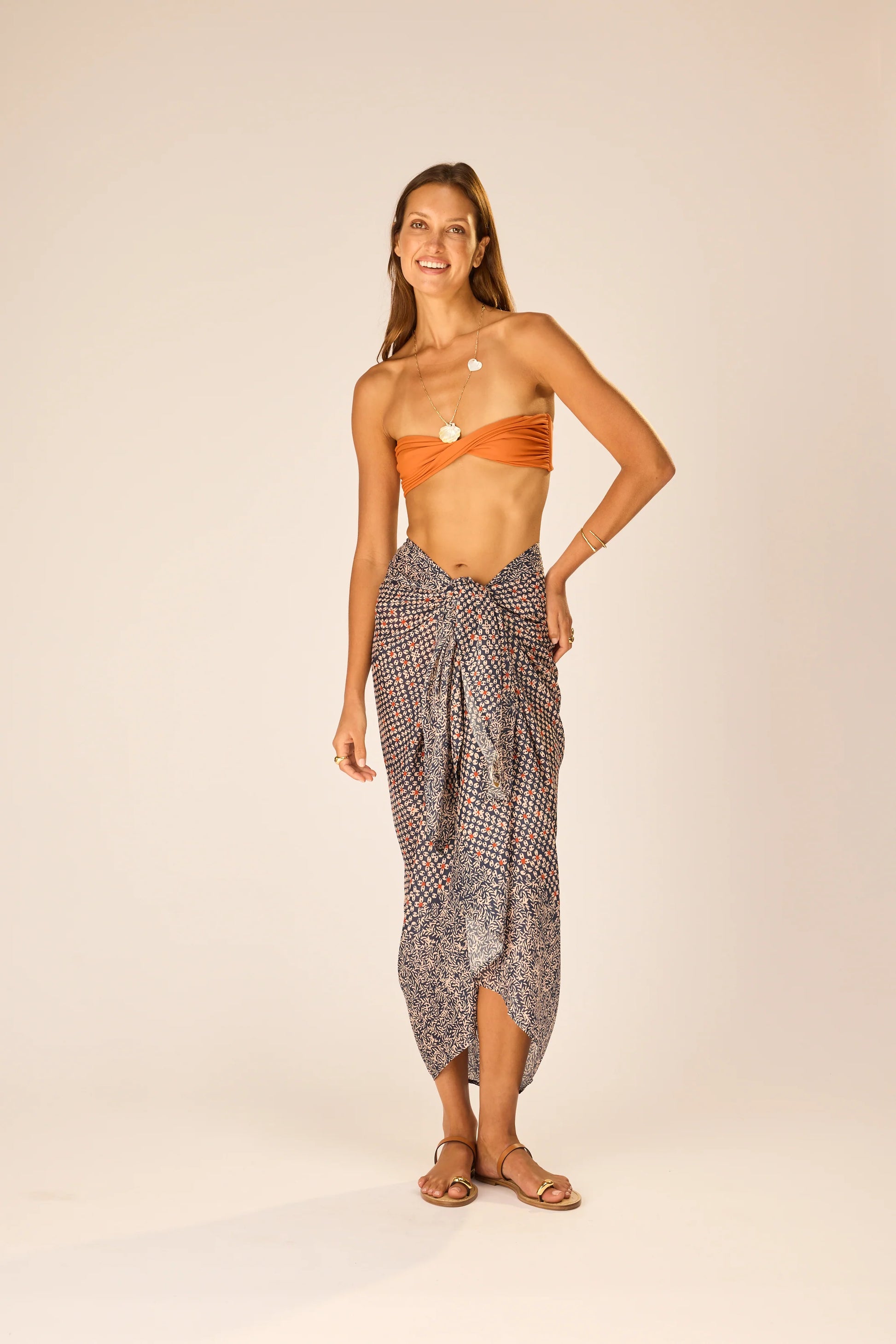 Pareo Delphi Ink in black — styled view | Belle Mar Swim