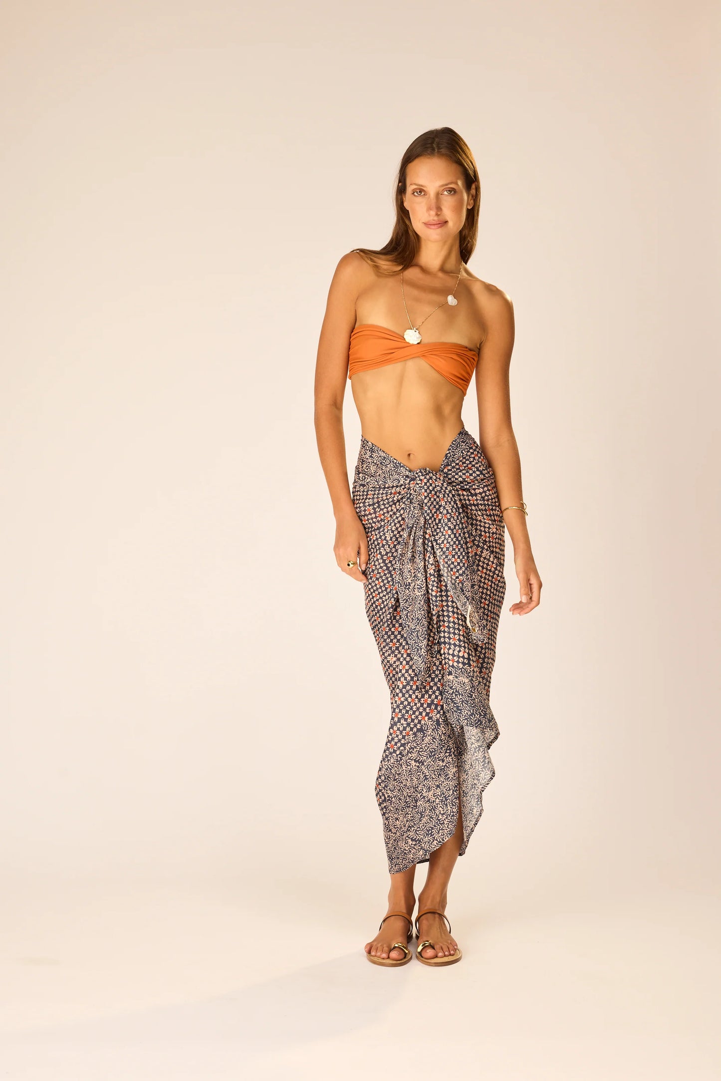 Natalie Martin Pareo Delphi Ink in black — front view | Belle Mar Swim