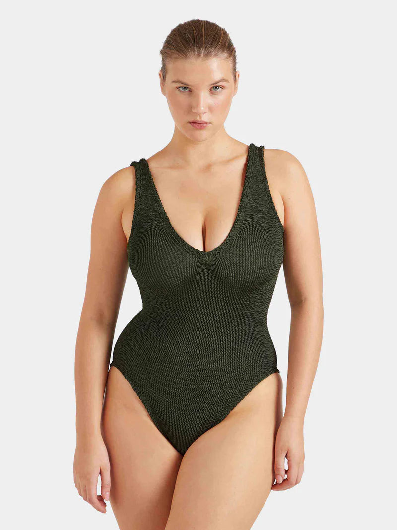 Sadie One Piece Metallic Khaki