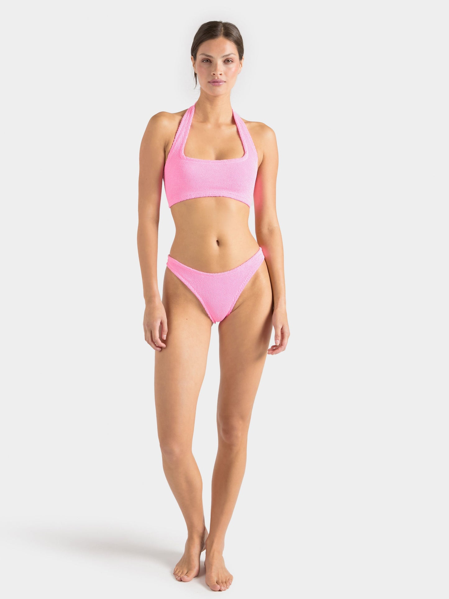 Sandy Bikini Bubblegum — styled view | Belle Mar Swim