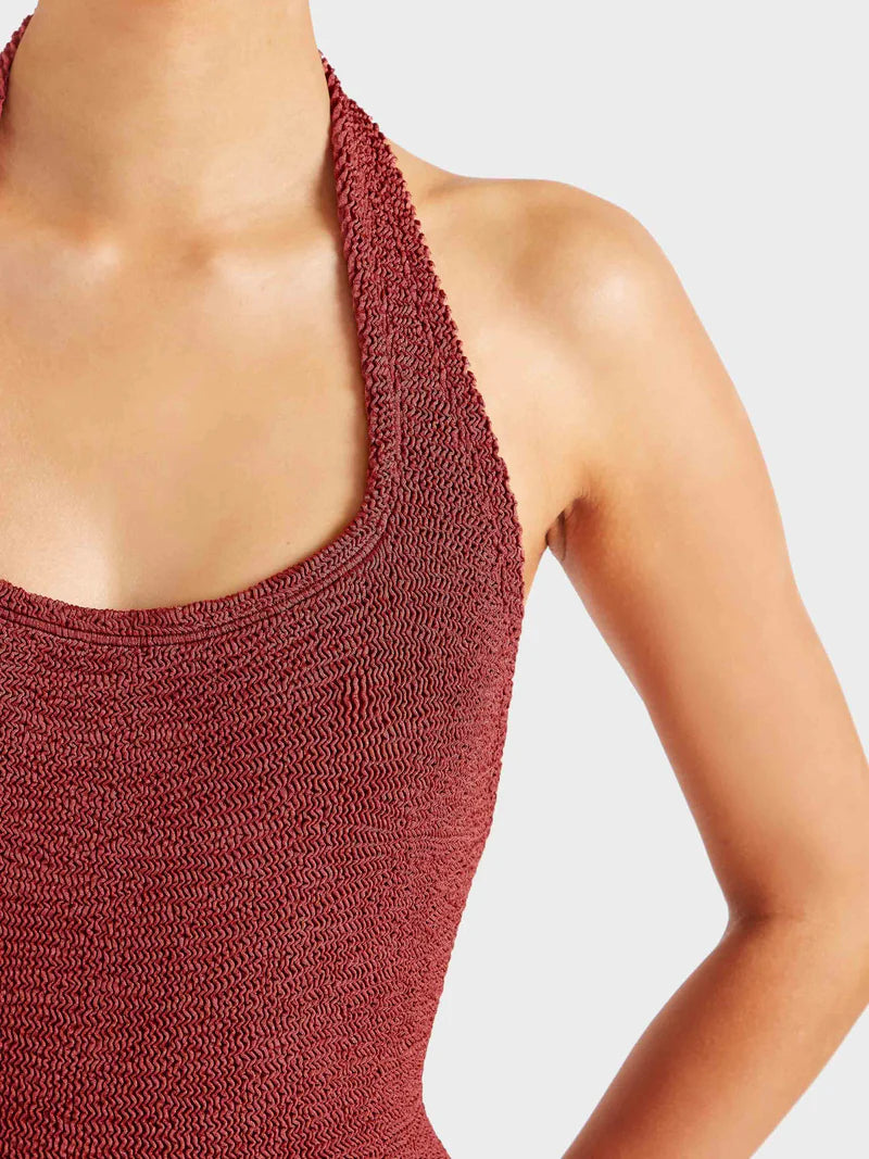 Sandy One Piece Metallic Rosewood