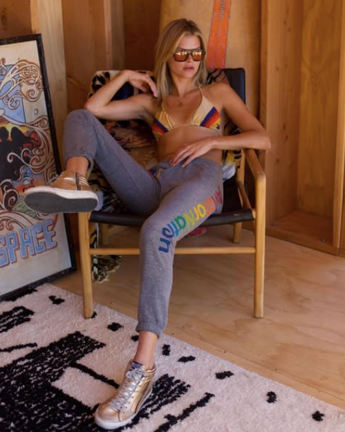 Aviator Nation Sweatpants Heather Grey