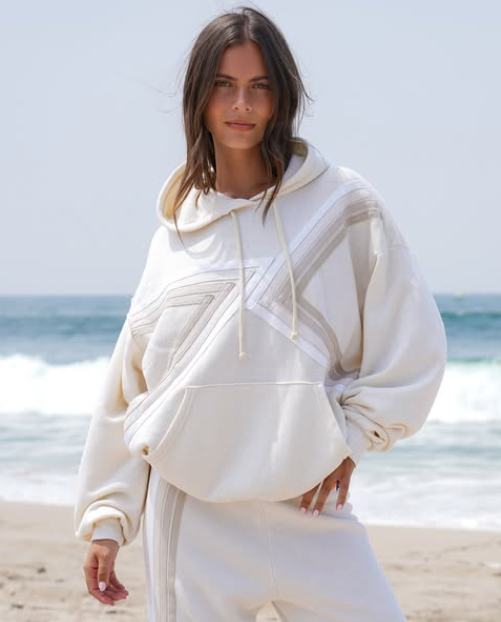 Blaze Pullover Hoodie Relaxed Vintage White/Vintage White