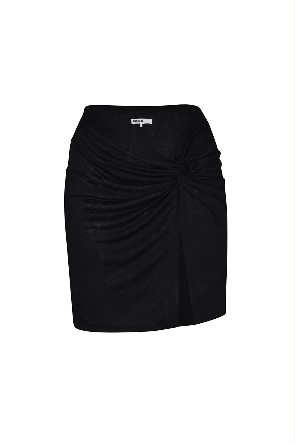 Sarong Mini Skirt Black