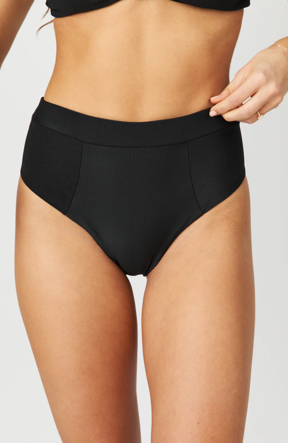 Presley High Waist Bottom Black