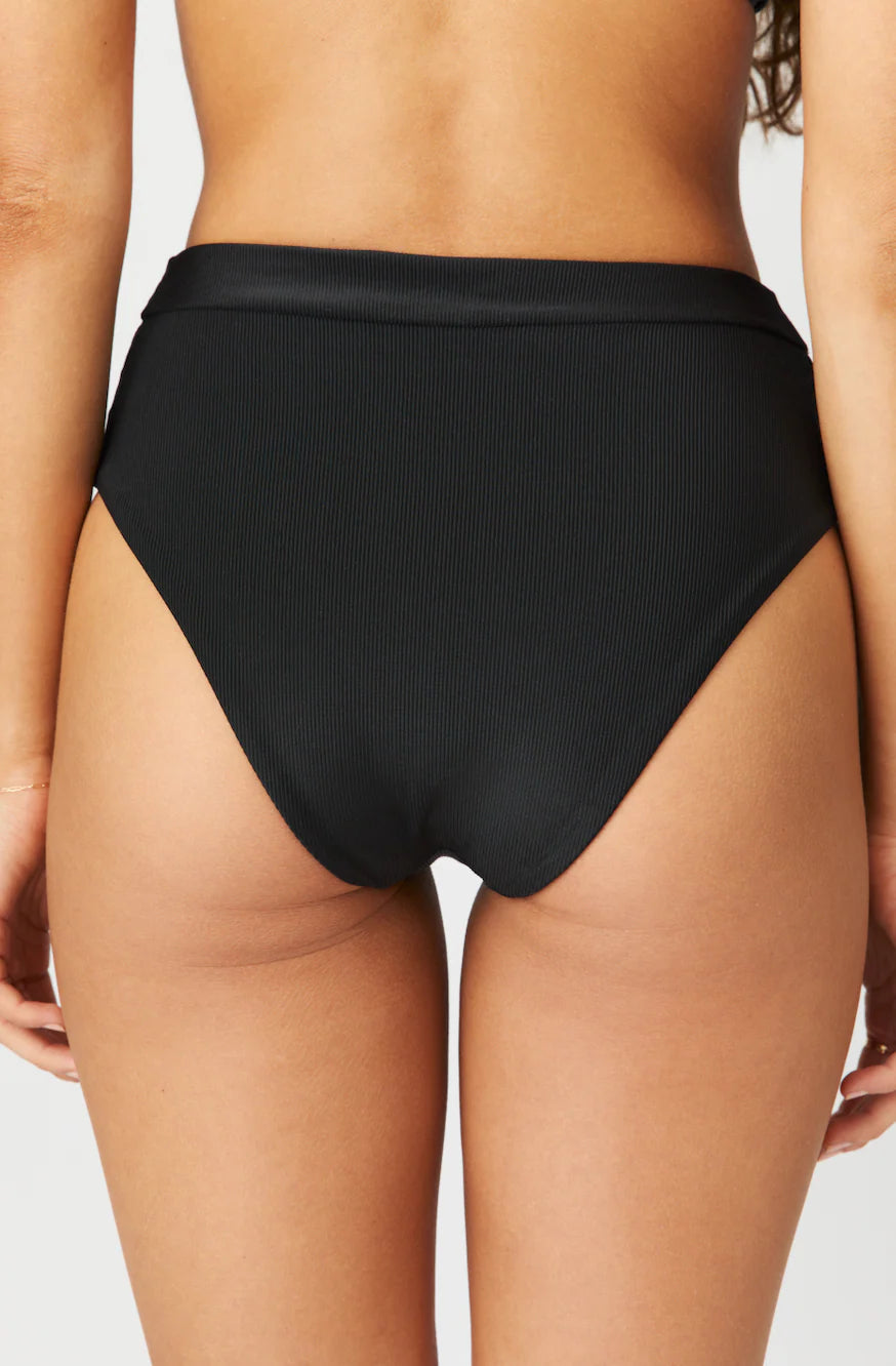 Presley High Waist Bottom Black