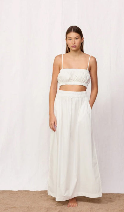Delia Maxi Skirt Bone