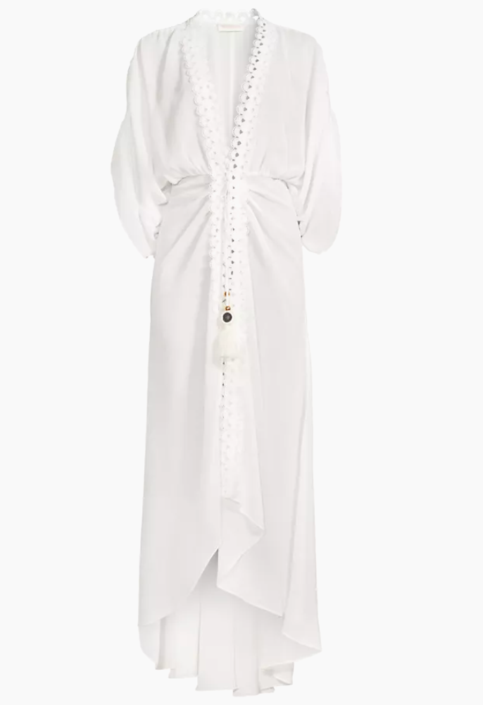 Ramy Brook Raelynn Cover-Up Maxi Dress in White