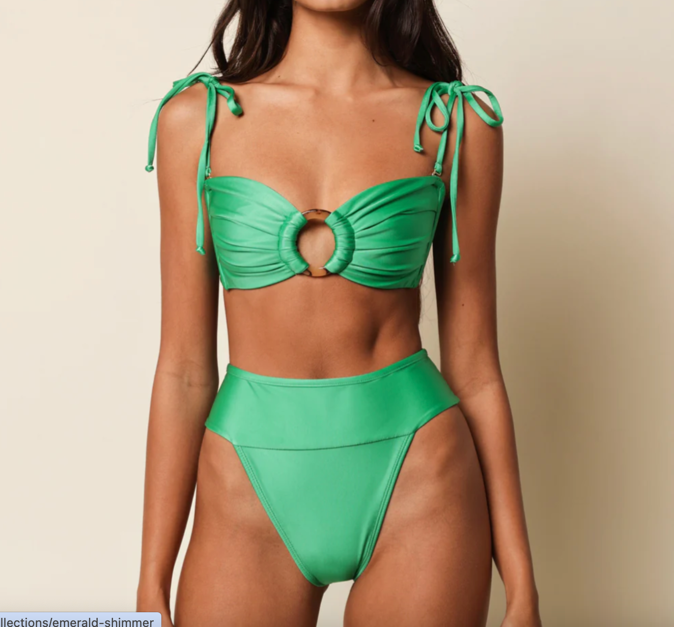Montce Emerald Shimmer Tamarindo Bikini Bottom
