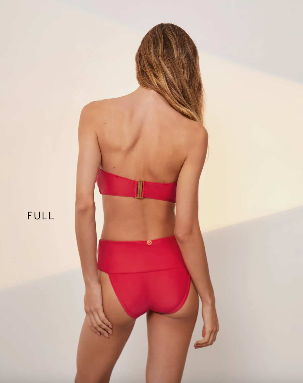 Vix Solid Jessica Hot Pant Full Red Poppy