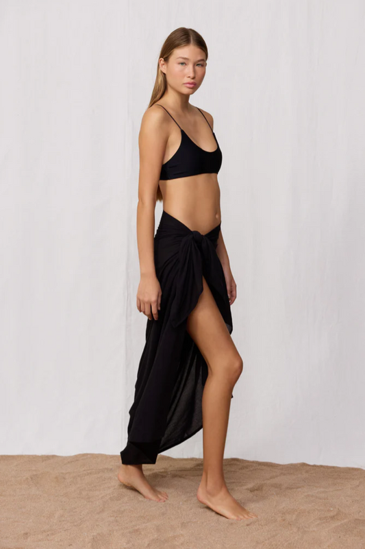 Mikoh Ahe Long Sarong Wrap in Night