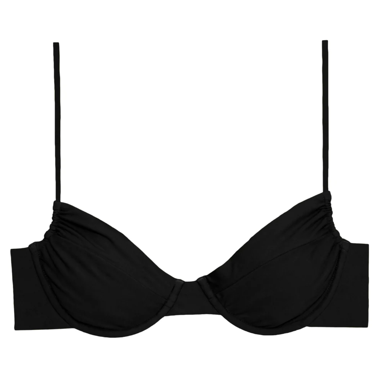 Mikoh Nava Bikini Top in Noir