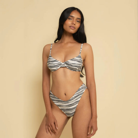 Montce Slub Knit Dainty Bikini Top