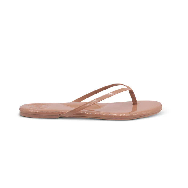 Solei Sea Indie Sandal in Light Nude Patent