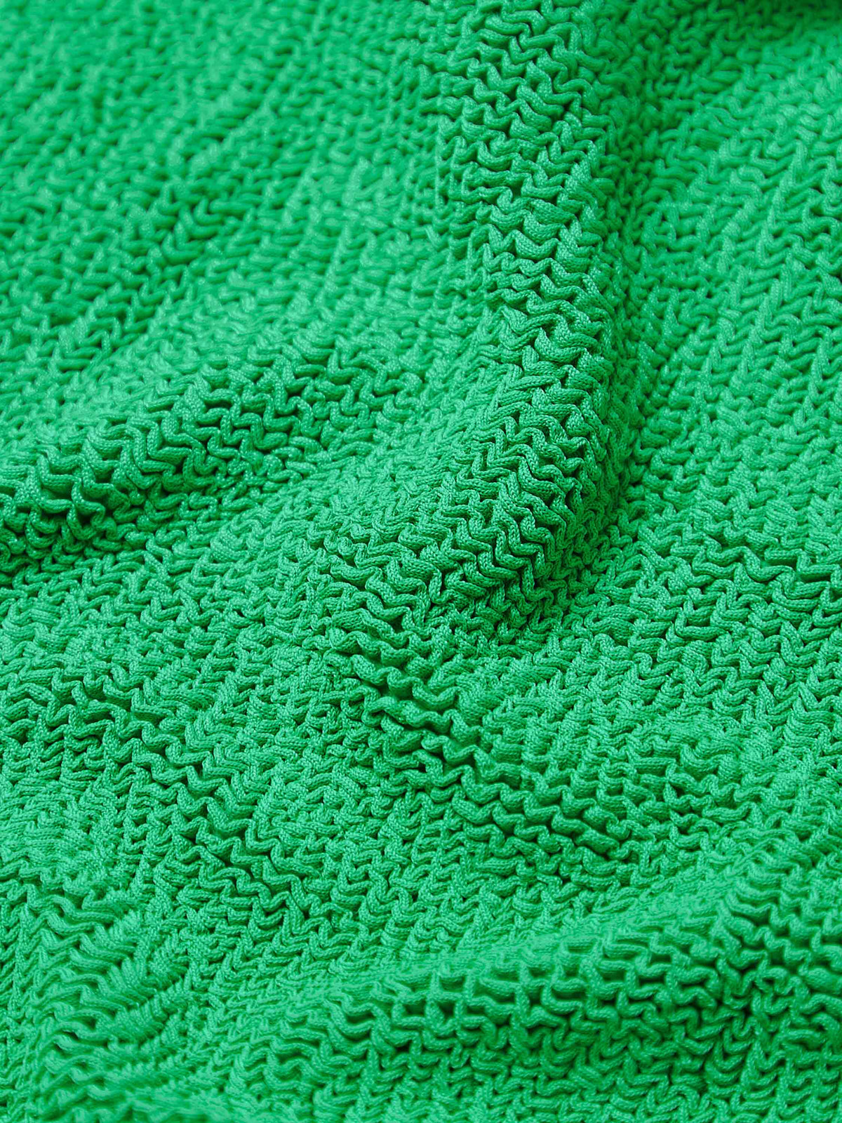 Coverage Square Neck One Piece Emerald — styled view | Belle Mar Swim