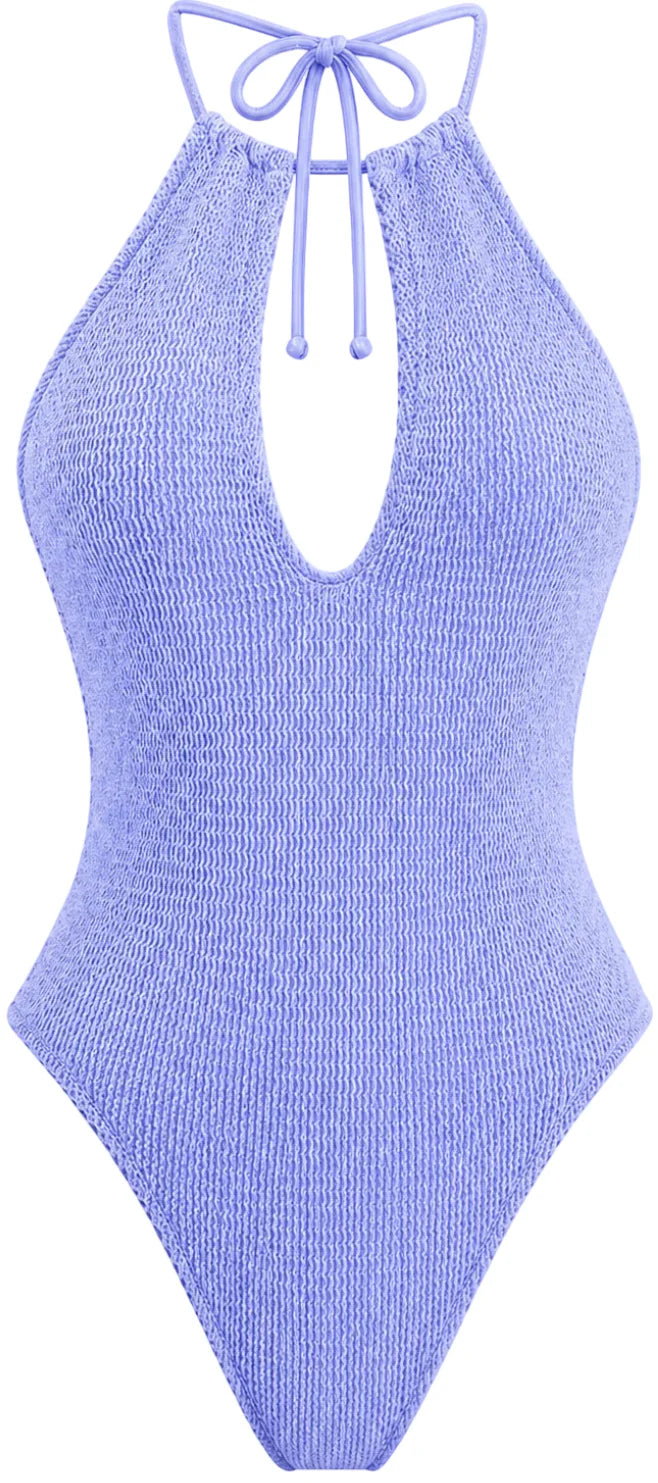 Lagos Key Hole One Piece Lilac