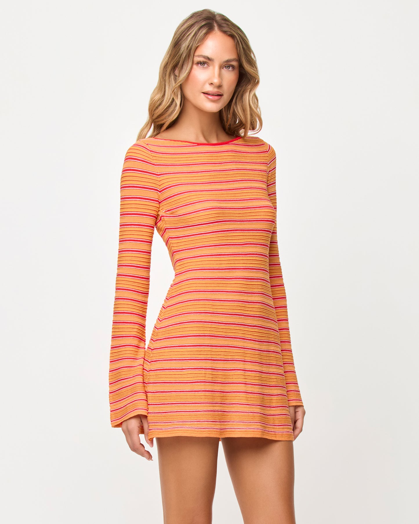 Tita Dress Chili Pepper Stripe