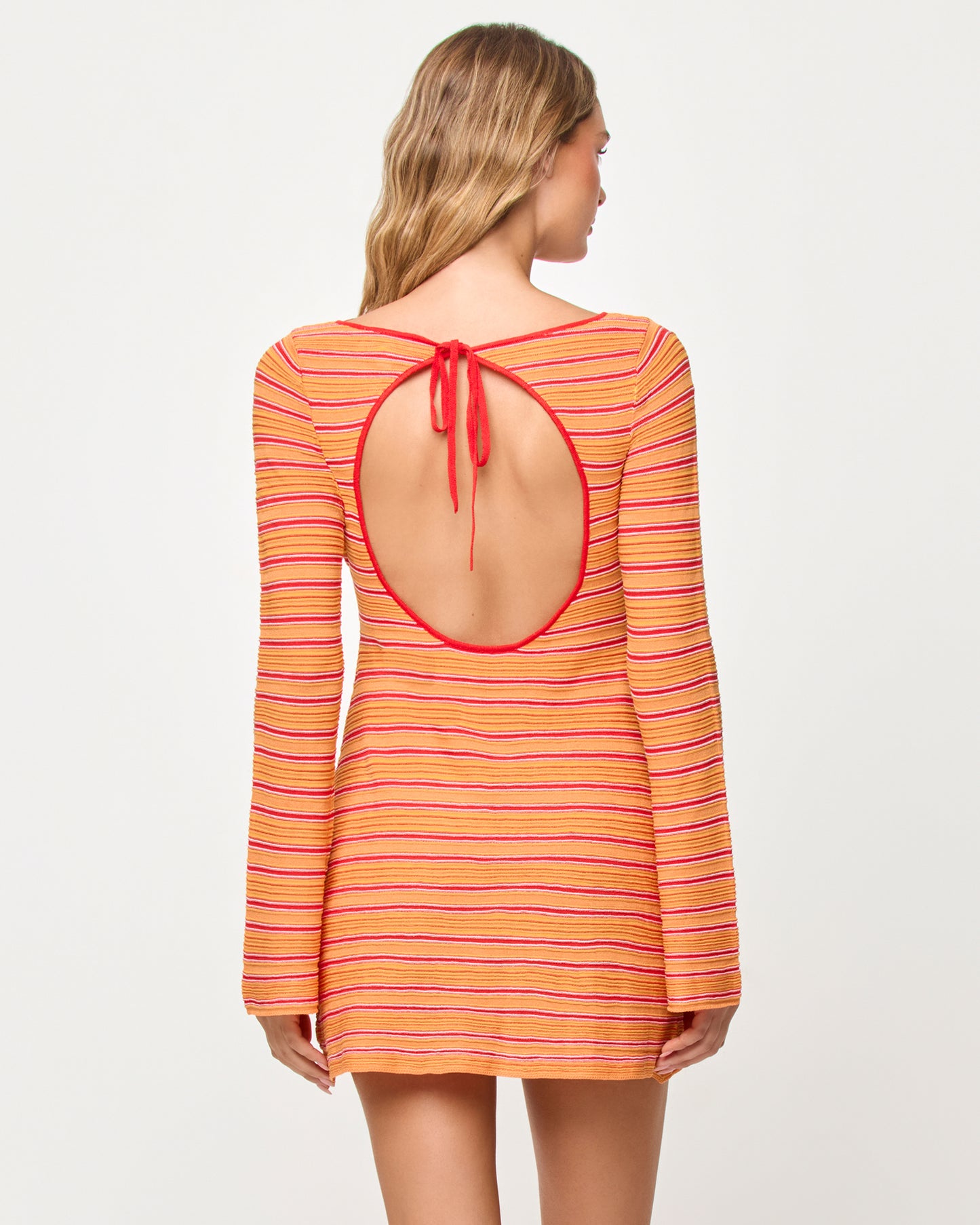 Tita Dress Chili Pepper Stripe