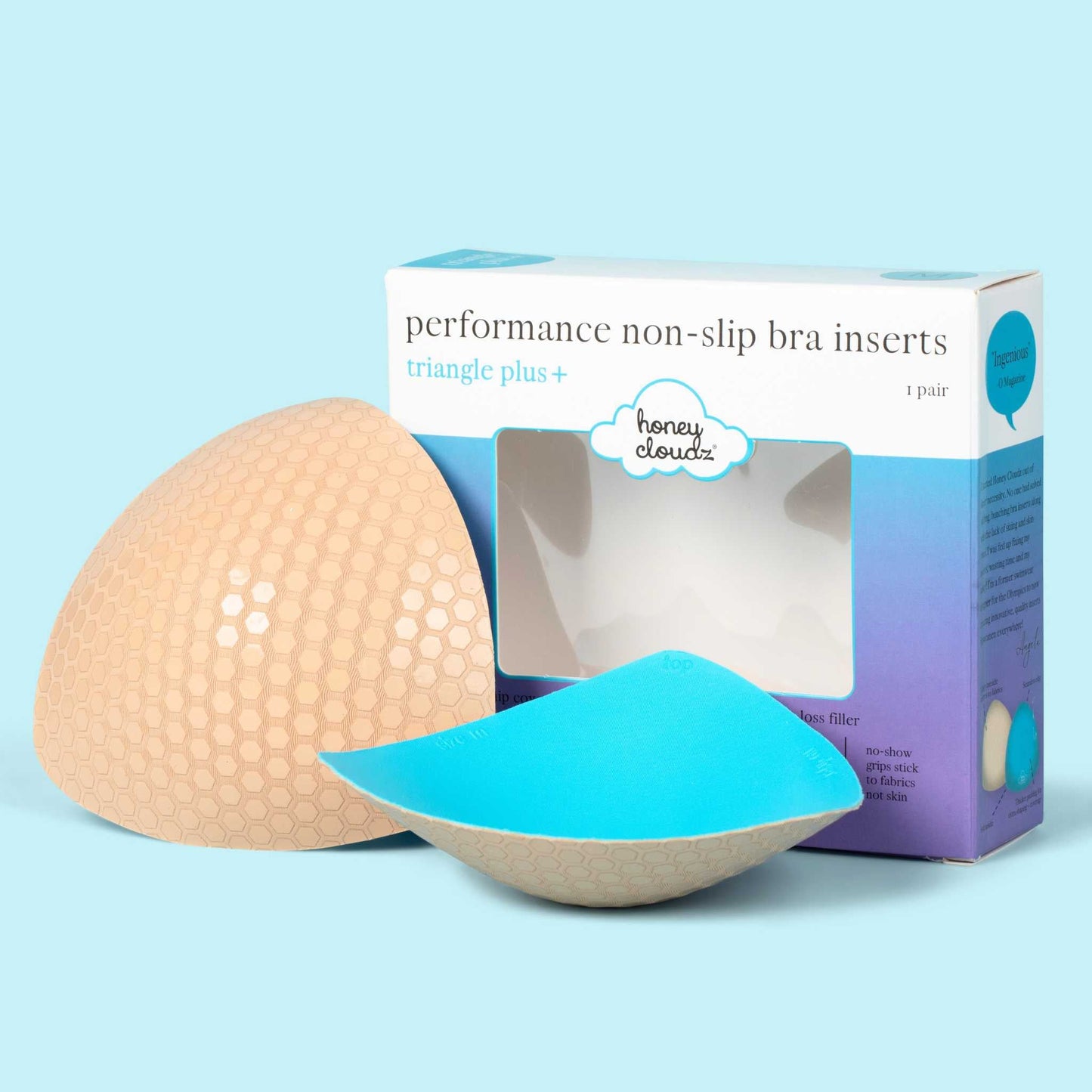 Triangle Plus Bra Inserts Latte