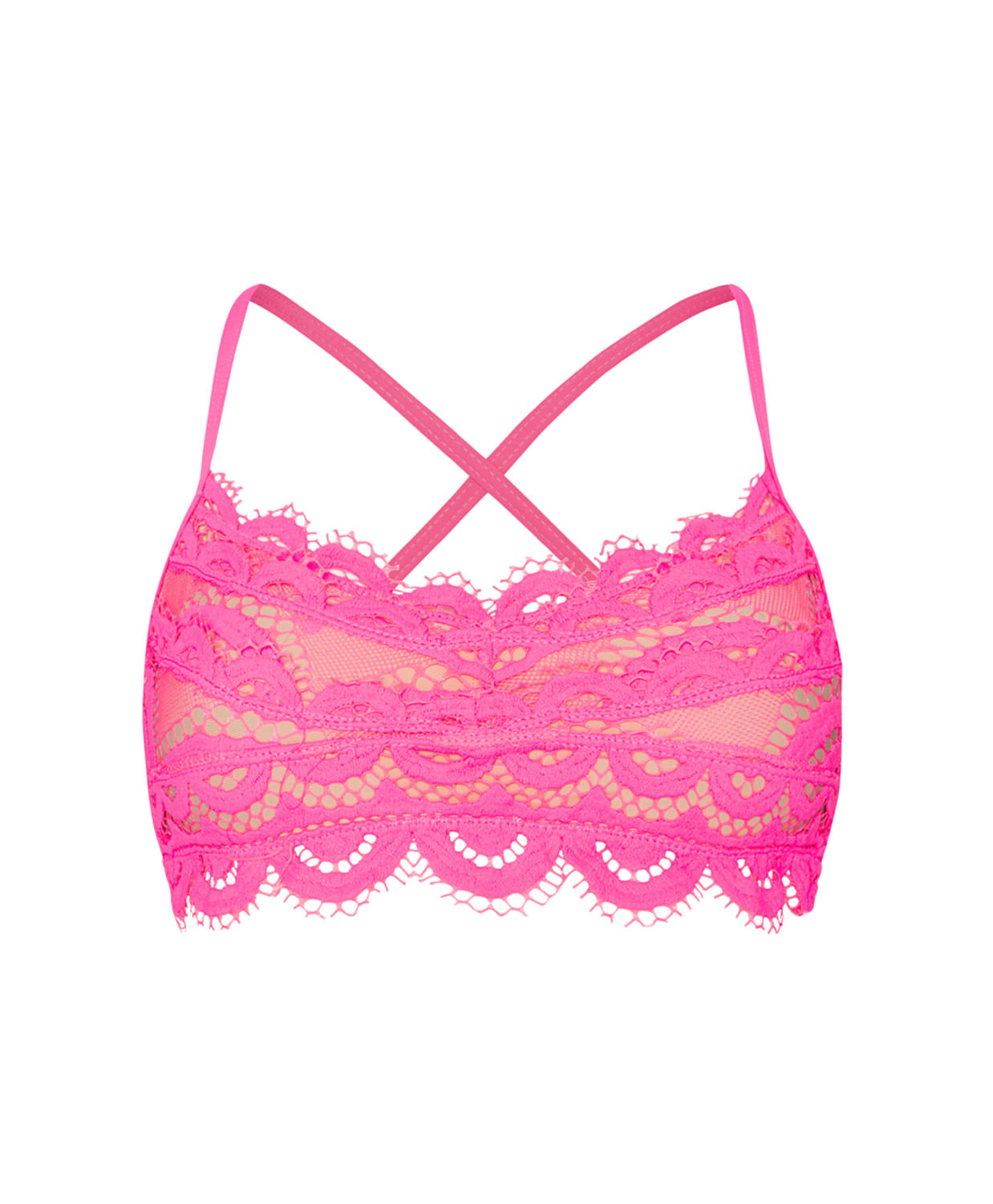 Tulip Lace Bralette Top flat