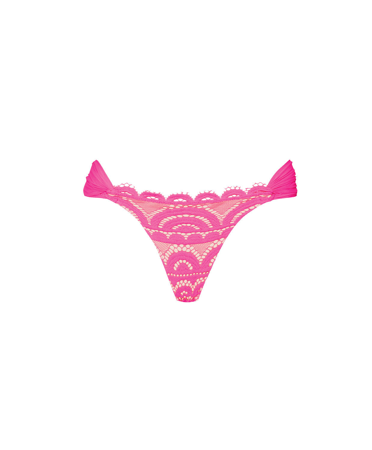 Tulip Lace Fanned Bottom flat