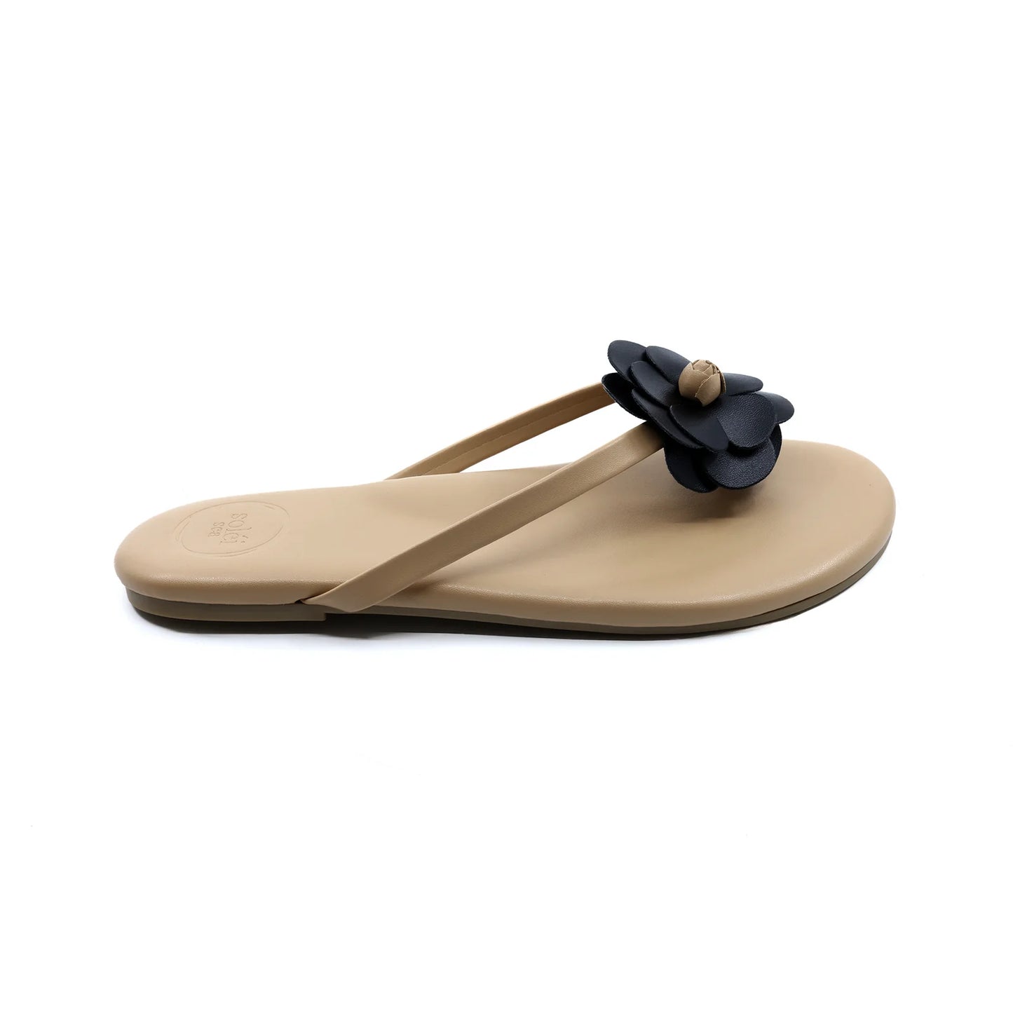 Valentina Sandal Tan & Black