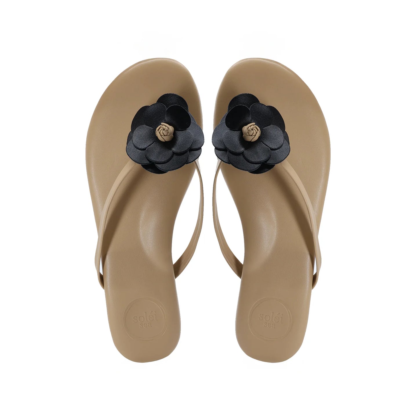 Valentina Sandal Tan & Black