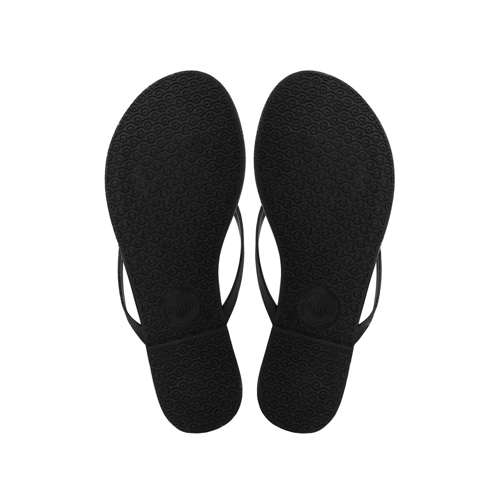 Valentina Sandal Black in black — view 8 | Belle Mar Swim