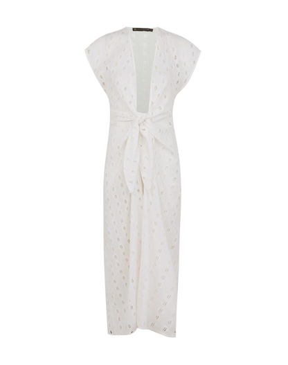 Eyelet Sasha Long Cover Up