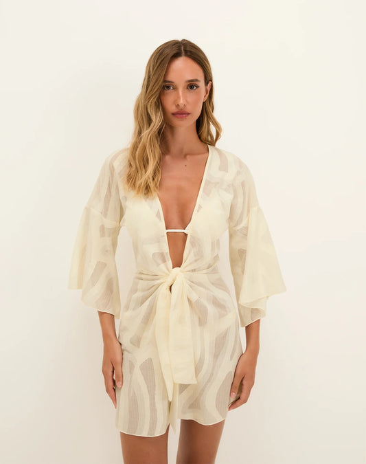 Perola Knot Short Cover Up Glitz