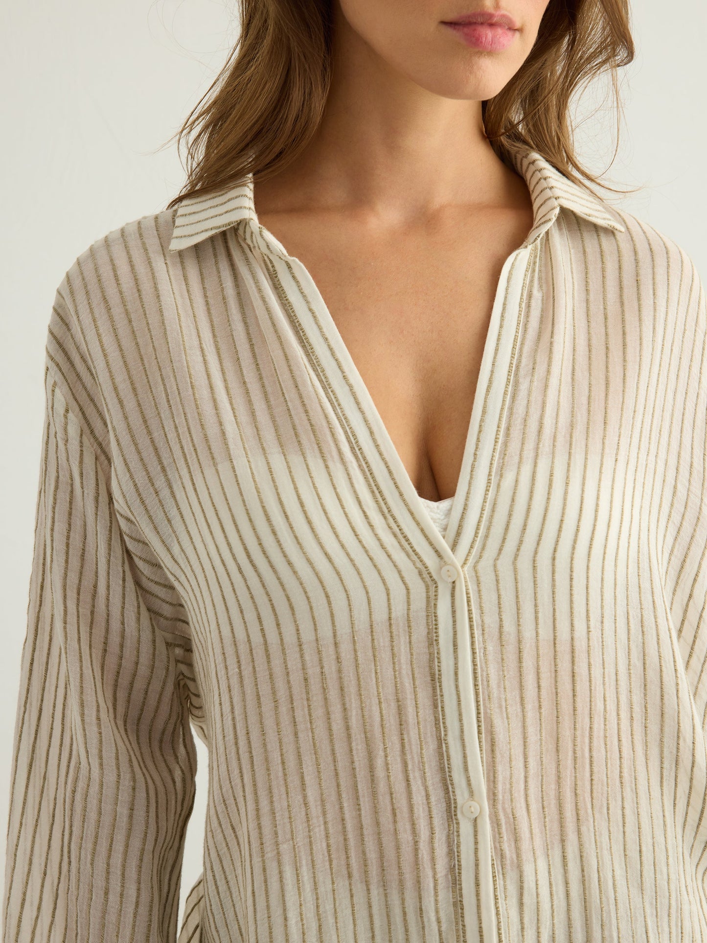 Voyage Set - Khaki Green Stripes - view