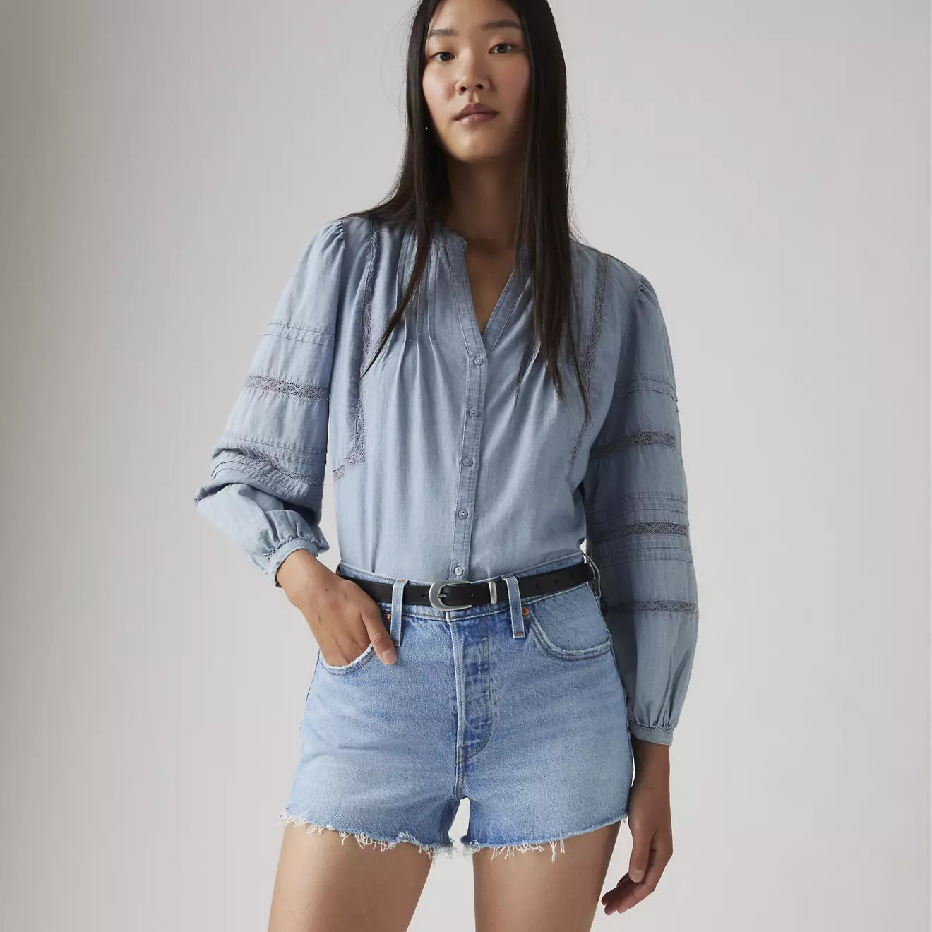 501 Original Short No Referee Medium Wash