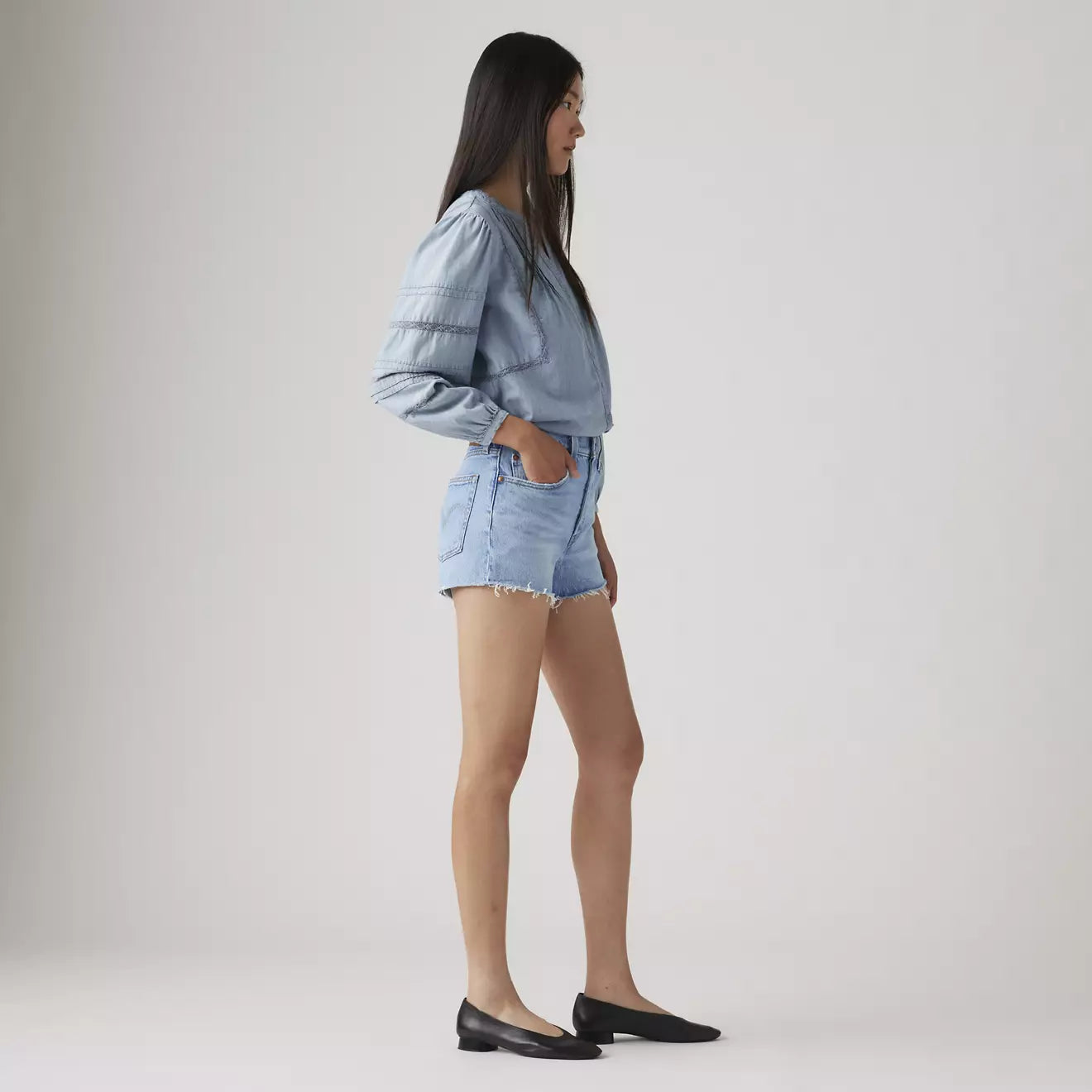 501 Original Short No Referee Medium Wash