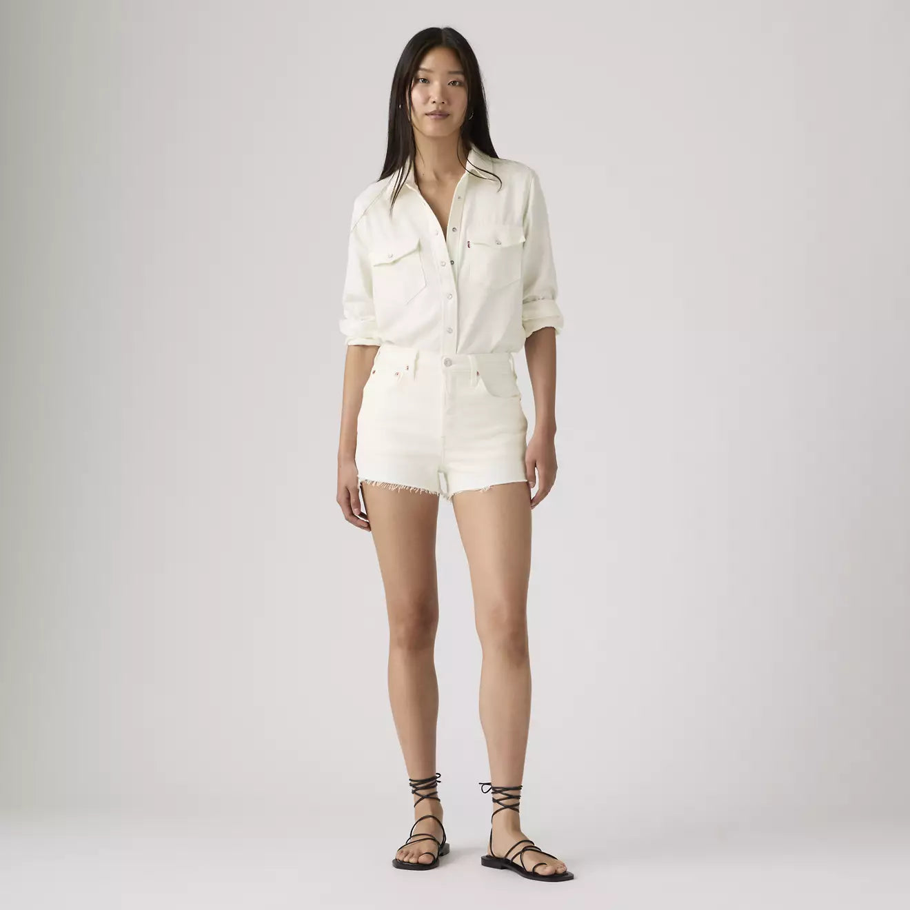 501 Original Short Disco Nights White